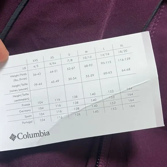 Fozen NWT Down Columbia Cape XXS Youth - Picture 4 of 10